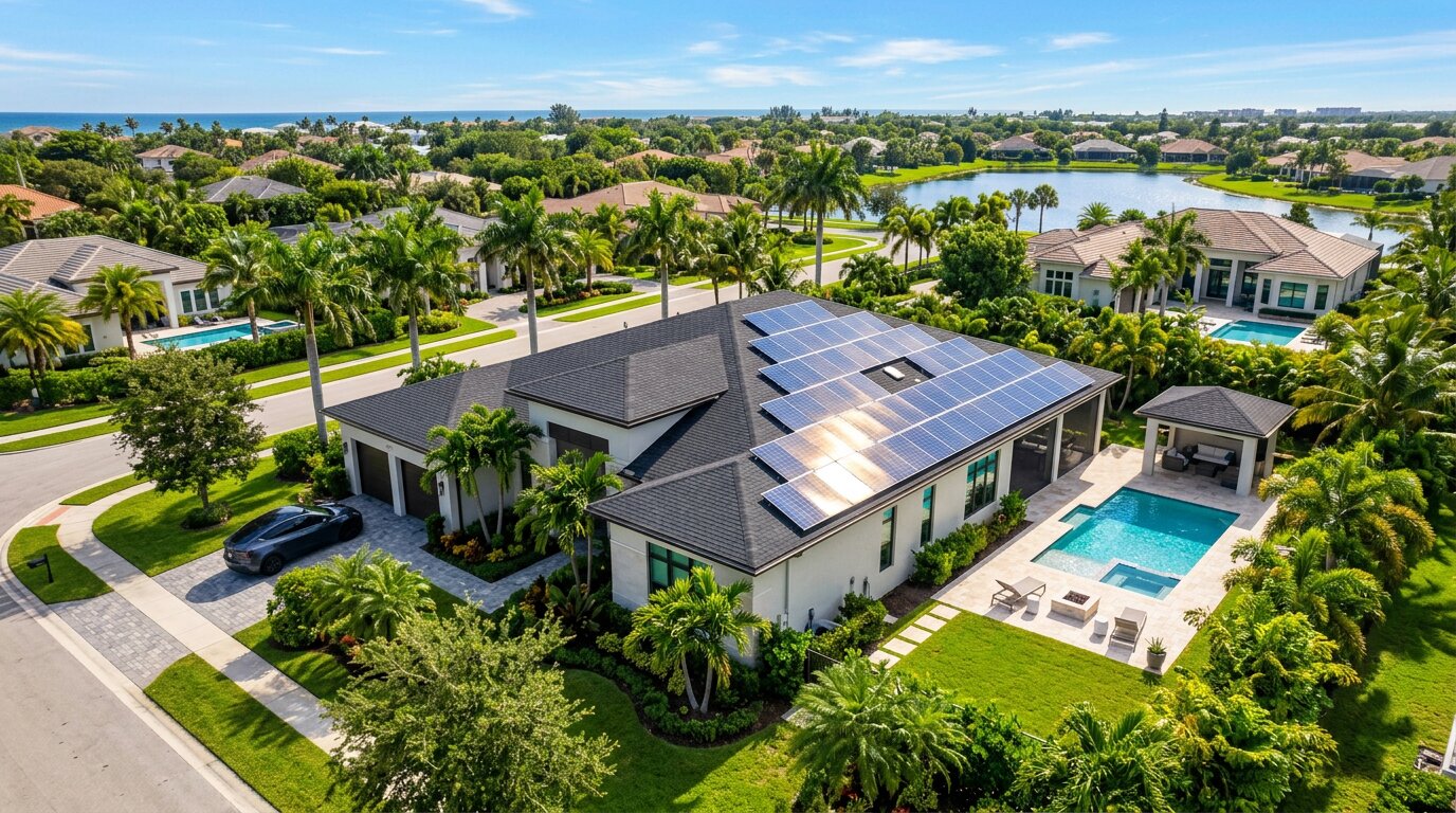 The Impact of Solar Panels on Home Value in West Palm Beach